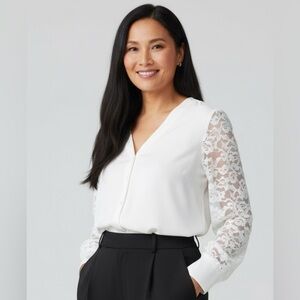 2 for $15 NWOT SHEIN White Women’s Blouse